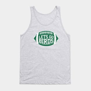 Lets Go Birds Retro Football - Kelly Green Tank Top